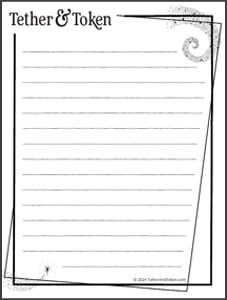 Lined Page for Misc. Writing Activity link